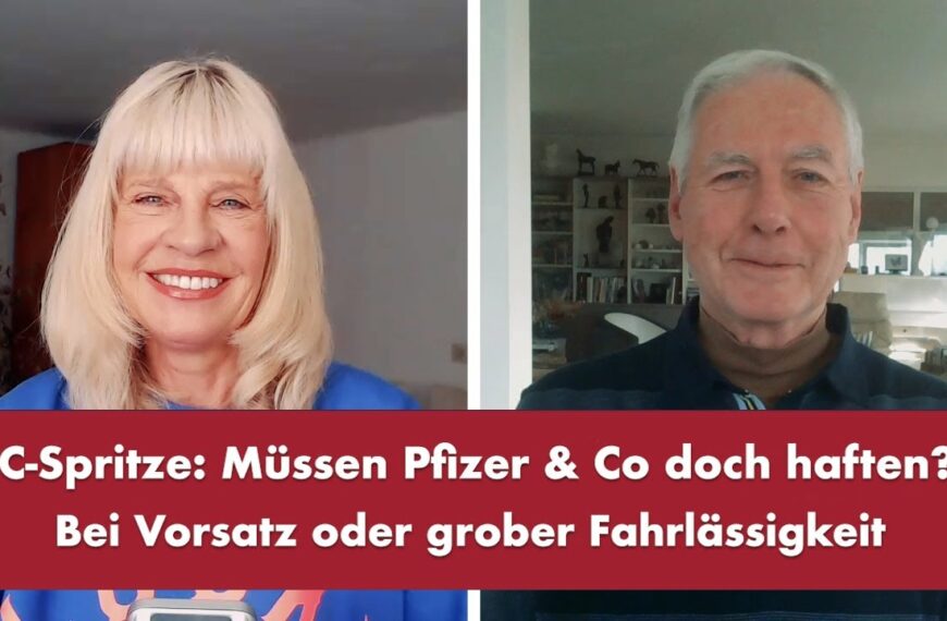 C-Spritze: Müssen Pfizer & Co doch haften? – Punkt.PRERADOVIC mit Dr. Helmut Sterz