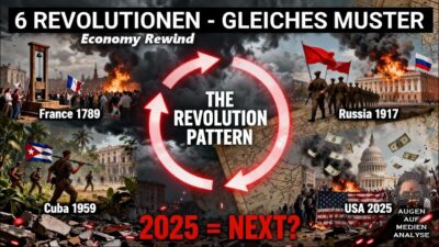 Mehr über den Artikel erfahren Der 6-Stufen-Revolution-Zyklus: Frankreich, Russland, Kuba… USA sind auf Stufe 4