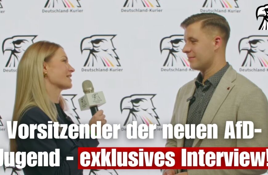 Der frischgewählte Vorsitzende der neuen AfD-Jugendorganisation im exklusiven DK🇩🇪-Interview!