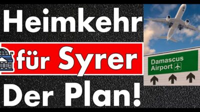 Mehr über den Artikel erfahren Der legale Weg! Heimkehr für Syrer endlich anschieben, Gesetze sind vorhanden.