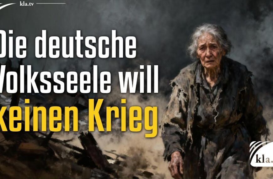 Die Deutsche Volksseele will keinen Krieg