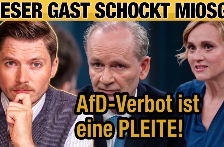 Dieser Gast schockiert MIOSGA! „AfD-Verbot ist eine Pleite-Erklärung“