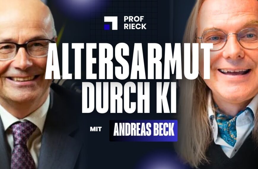 Diesmal trifft es die Intelligenten: KI macht uns alle arbeitslos (Interview Andreas Beck)