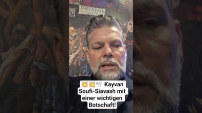 Mehr über den Artikel erfahren 💥💥🕊 Kayvan Soufi-Siavash mit einer wichtigen Botschaft!