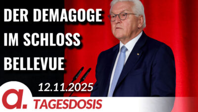 Mehr über den Artikel erfahren Der Demagoge im Schloss Bellevue | Von Tilo Gräser