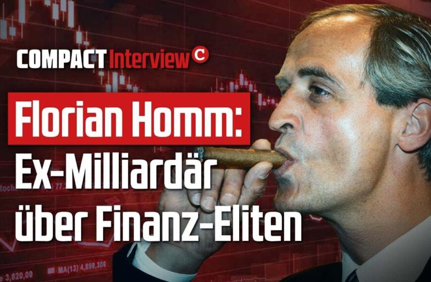 Florian Homm: «Der Westen ist am Ende! China wird gewinnen»