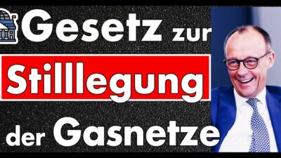 Mehr über den Artikel erfahren Gasnetz-Massaker: Stilllegung der Gasnetze soll Gesetz bekommen! Derzeit illegal!