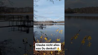 Mehr über den Artikel erfahren Glaube nicht alles was Du denkst‼️⚠️