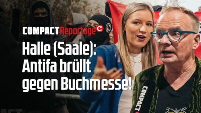 Mehr über den Artikel erfahren Halle: Antifa brüllt gegen Buchmesse!