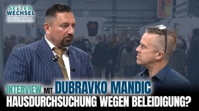 Mehr über den Artikel erfahren Hausdurchsuchung wegen Beleidigung? – Dubravko Mandic über Repressionen in Deutschland
