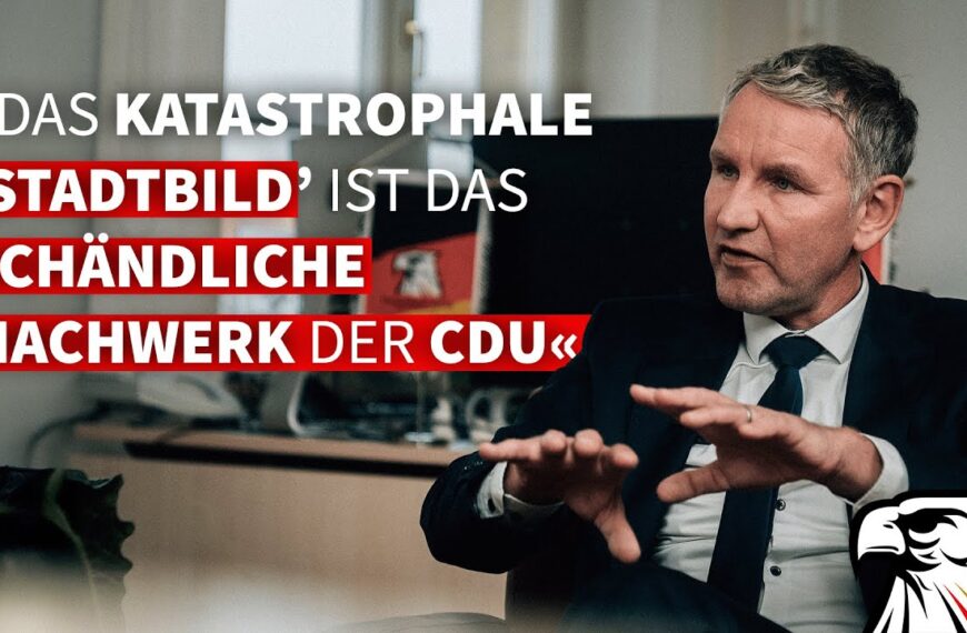 Höcke im großen Interview: »Das katastrophale „Stadtbild“ ist das schändliche Machwerk der CDU«