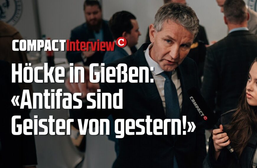Höcke in Gießen: «Antifas sind Geister von gestern!»