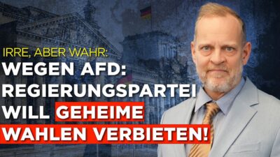 Mehr über den Artikel erfahren Irre, aber wahr: Wegen AfD: Regierungspartei will geheime Wahlen VERBIETEN!