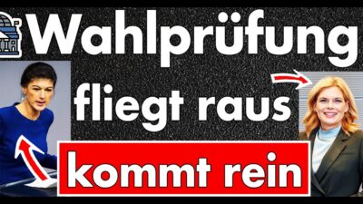 Mehr über den Artikel erfahren Julia Klöckner fliegt raus & Sahra Wagenknecht zieht ein! So würde der Einzug des BSW wirken