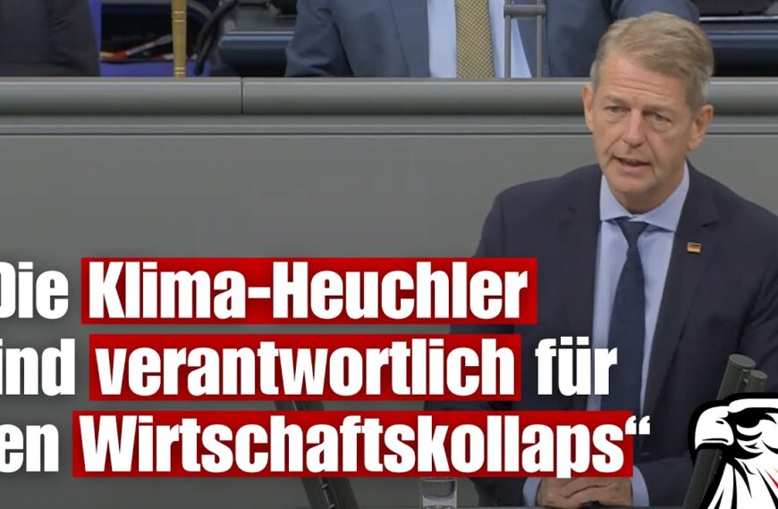 Karsten Hilse (AfD): „Die Klima-Heuchler sind verantwortlich für den Wirtschaftskollaps“