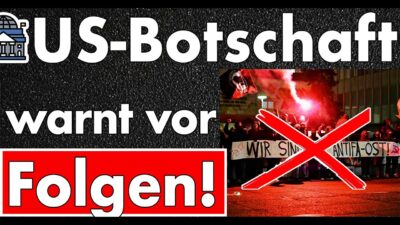 Mehr über den Artikel erfahren Kein iPhone, kein PayPal, kein Windows – US-Botschaft erklärt Sanktionen gegen Antifa-Unterstützer!