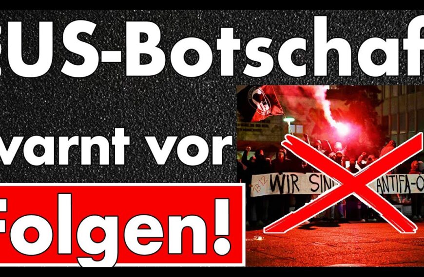 Kein iPhone, kein PayPal, kein Windows – US-Botschaft erklärt Sanktionen gegen Antifa-Unterstützer!