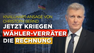 Mehr über den Artikel erfahren Knallhart-Ansage von Christoph Bernd: Jetzt kriegen Wähler-Verräter die Rechnung