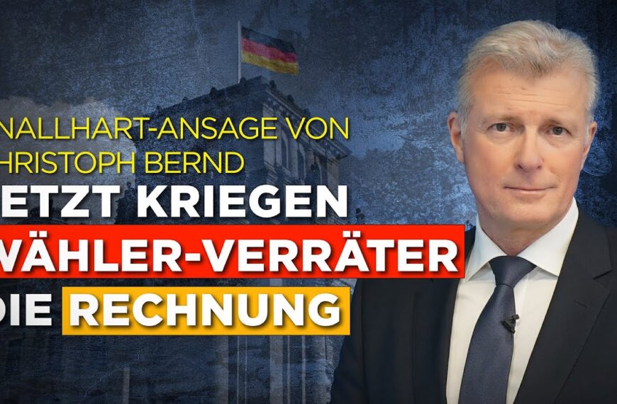 Knallhart-Ansage von Christoph Bernd: Jetzt kriegen Wähler-Verräter die Rechnung