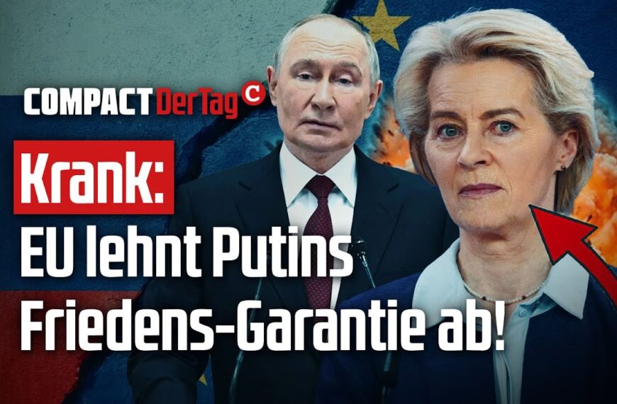 Krank: EU lehnt Putins Friedens-Garantie ab!💥