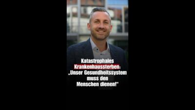 Mehr über den Artikel erfahren Krankenhaussterben: „Unser Gesundheitssystem muss den Menschen dienen!“ | Ulrich Siegmund (AfD)