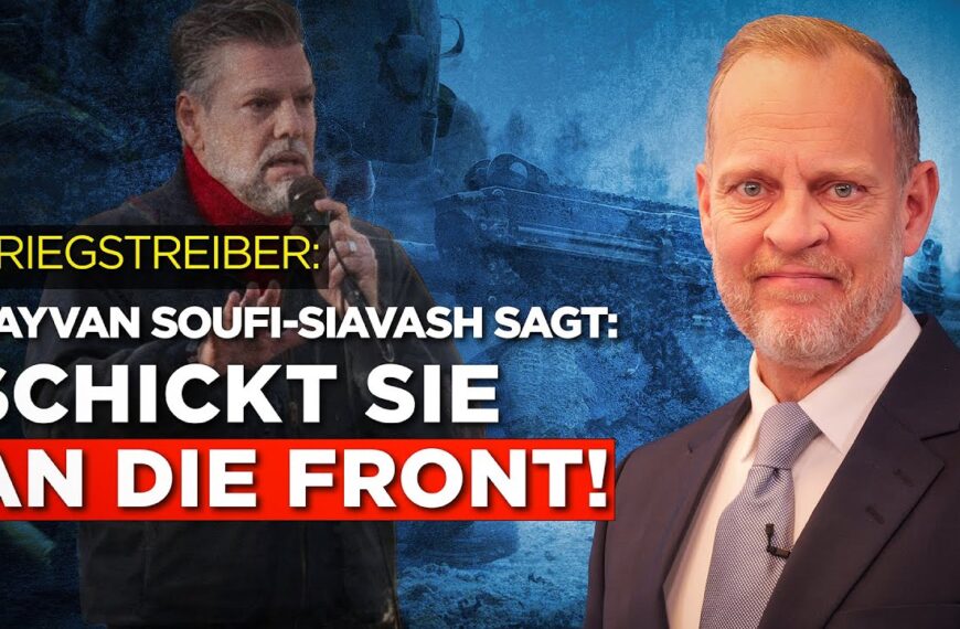Kriegstreiber: Kayvan Soufi-Siavash sagt: Schickt sie an die Front!