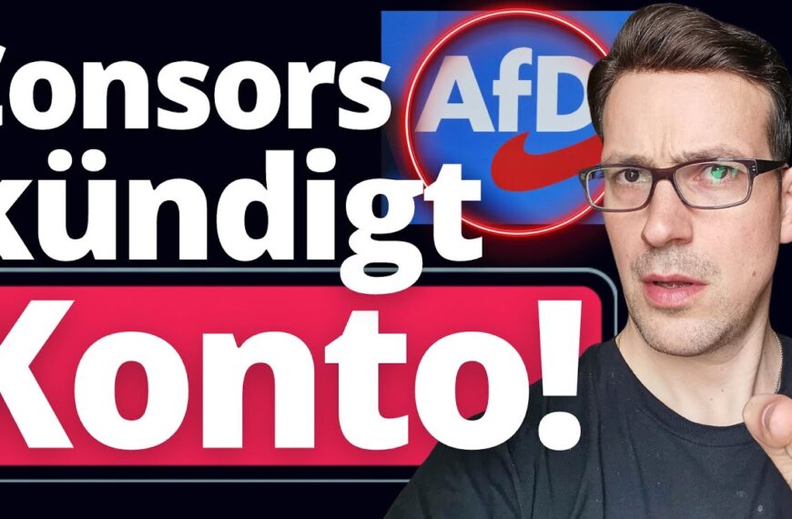Kündigung von der Bank: Wegen AfD Zahlung! „Tut uns sehr leid!“
