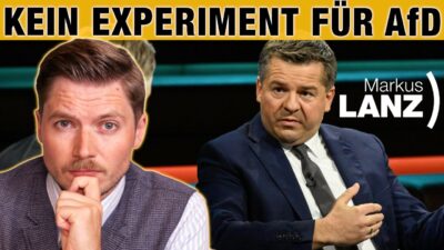 Mehr über den Artikel erfahren Markus Lanz: Sachsen-Anhalt KEIN Experiment für AfD! ER will regieren