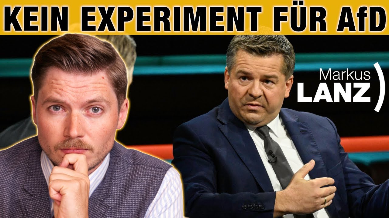 Mehr über den Artikel erfahren Markus Lanz: Sachsen-Anhalt KEIN Experiment für AfD! ER will regieren