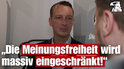 Mehr über den Artikel erfahren Matthias Helferich (AfD): „Die Meinungsfreiheit wird massiv eingeschränkt!“