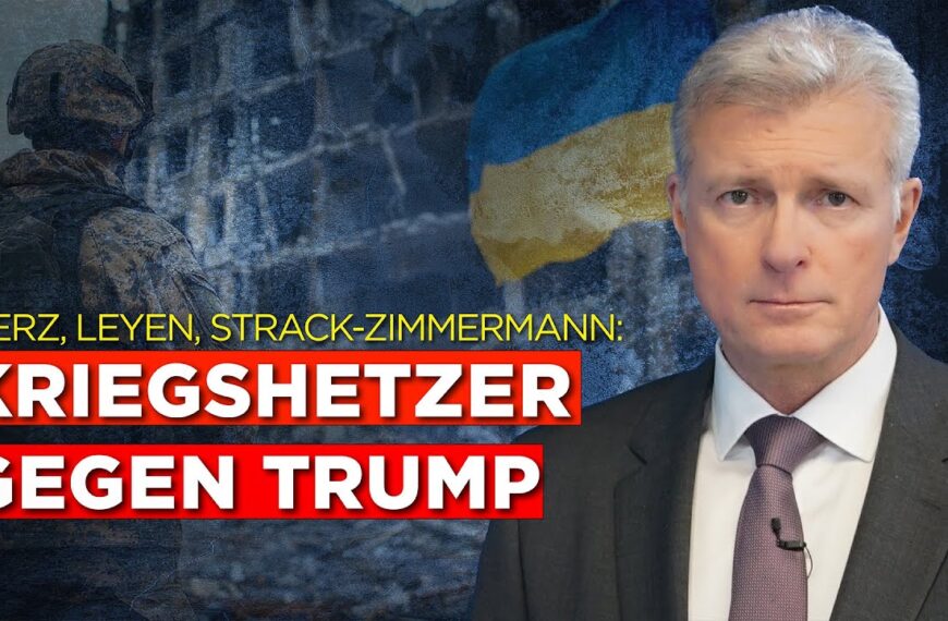 Merz, Leyen, Strack-Zimmermann: Kriegshetzer gegen Trump