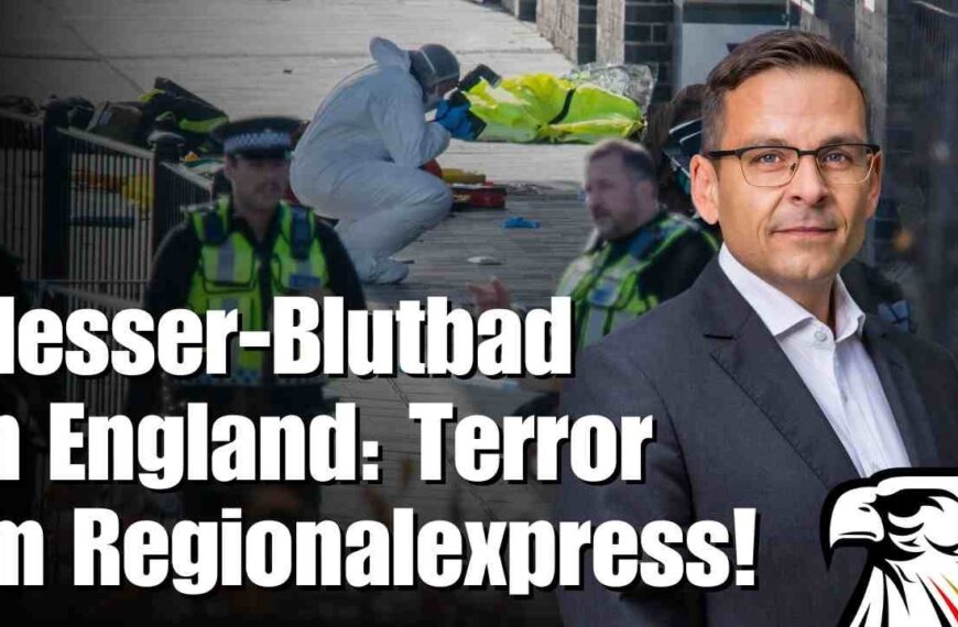 Messer-Blutbad in England: Terror im Regionalexpress! |Gerald Grosz