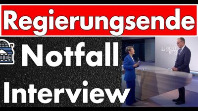 Mehr über den Artikel erfahren Notfall-Interview in der ARD! Die Regierung steht auf der Kippe, die halbe SPD ist in China!