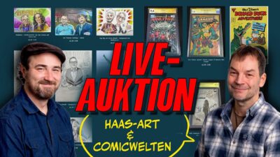 Mehr über den Artikel erfahren NuoViso LIVE AUKTION: Haas-Art & Comicwelten