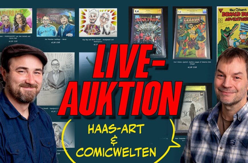 NuoViso LIVE AUKTION: Haas-Art & Comicwelten