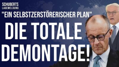 Mehr über den Artikel erfahren Polit-Beben💥Die komplette Zerstörung von Merz💥Antifa-Vorwürfe gegen Steinmeier💥Lockdown droht💥Syrien