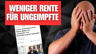 Mehr über den Artikel erfahren Politiker fordert: Rentenkürzung für Ungeimpfte!