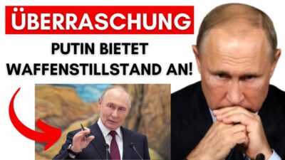 Mehr über den Artikel erfahren Putin will Waffenstillstand + Klartext zu Selensky + Putin bietet EU OFFIZIELL Nichtangriffspakt an!