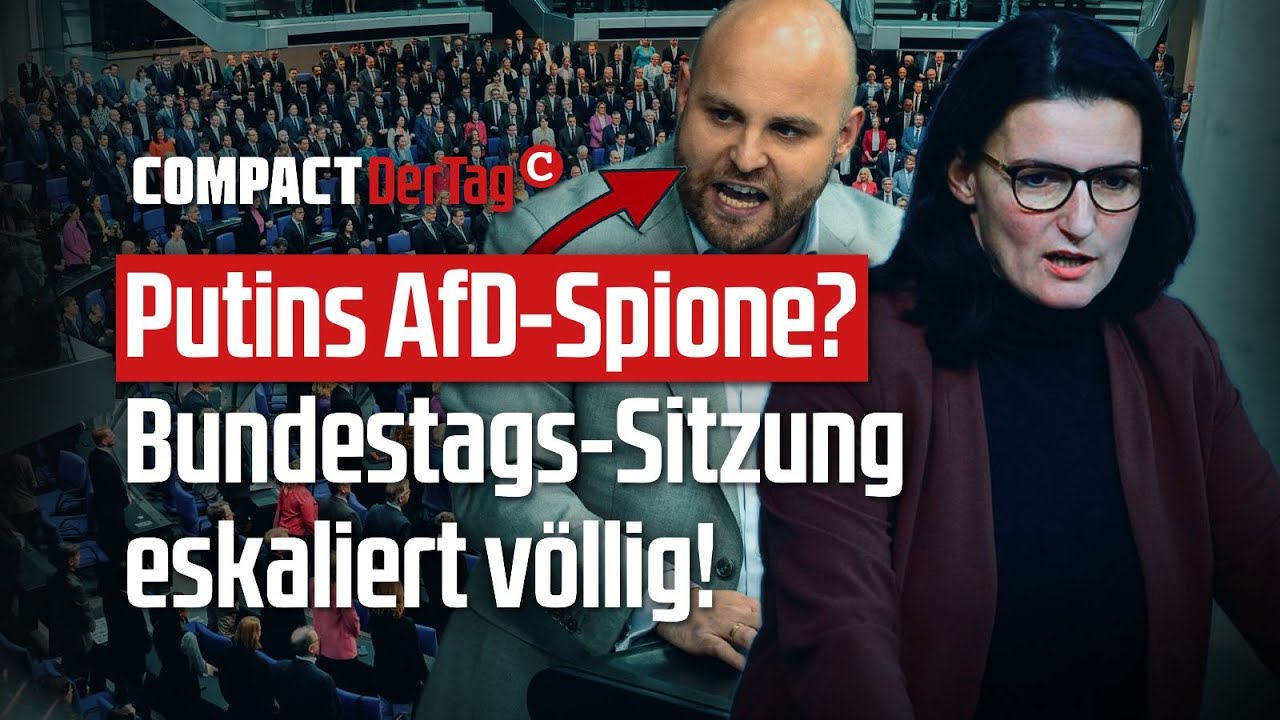 Mehr über den Artikel erfahren Putins AfD-Spione? Bundestags-Sitzung eskaliert völlig!💥
