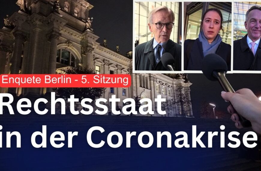 Rechtsstaat in der Coronakrise – Enquete Berlin