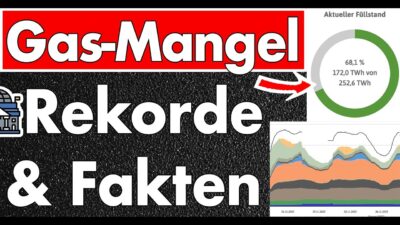 Mehr über den Artikel erfahren Regierung ignoriert physikalische Fakten! Medien berichten fahrlässig & Gasspeicher zu niedrig!