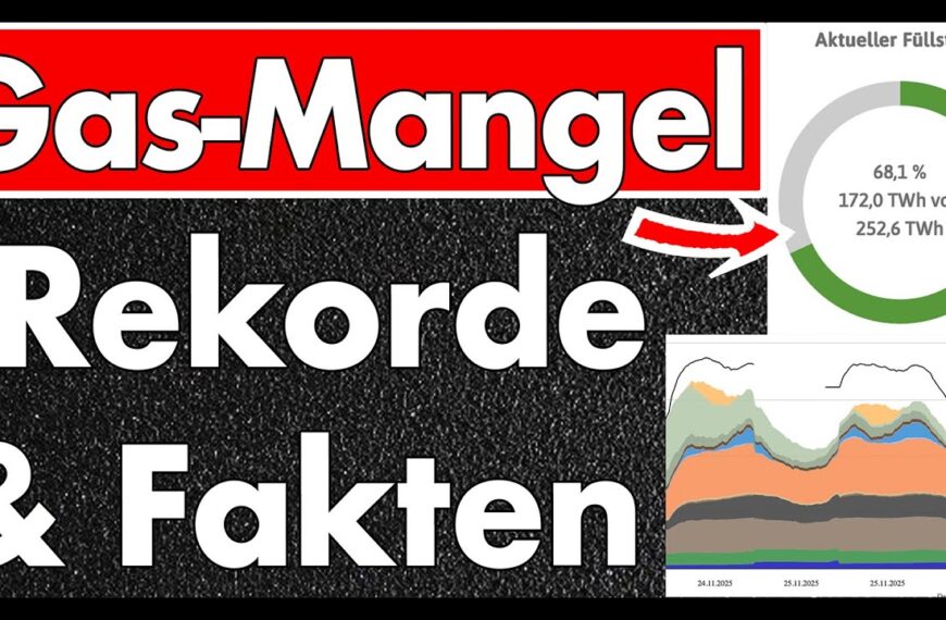 Regierung ignoriert physikalische Fakten! Medien berichten fahrlässig & Gasspeicher zu niedrig!