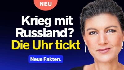 Mehr über den Artikel erfahren Sahra Wagenknecht warnt: „Die Menschen werden belogen.“