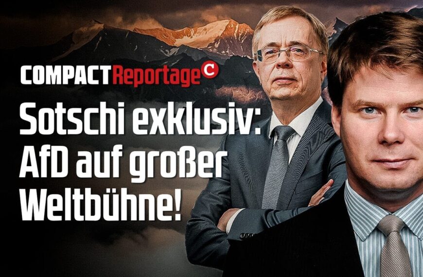 Sotschi exklusiv: AfD auf großer Weltbühne!