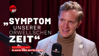 Mehr über den Artikel erfahren „Symptom unserer Orwellschen Zeit“ – Gespräch mit Flavio von Witzleben