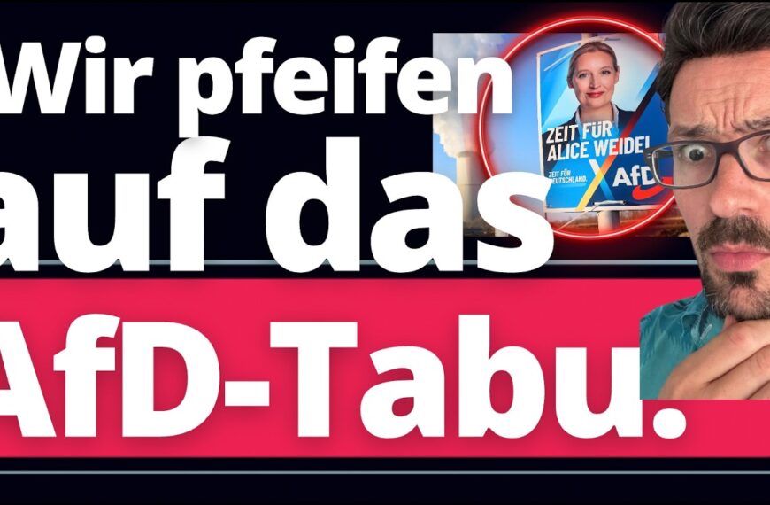 Und plötzlich pfeifen Unternehmen auf AfD Tabu!