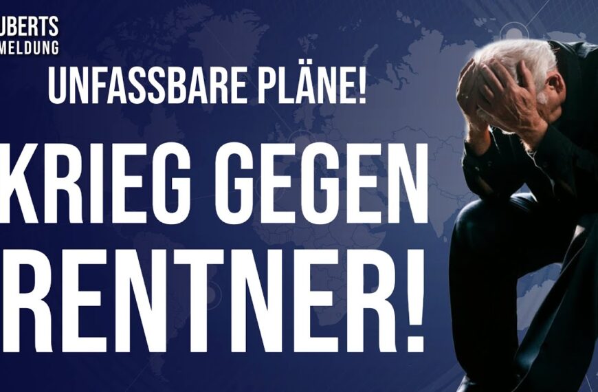 Unerträglich!💥Feindbild Rentner!💥Straf- und Sondersteuern gefordert!💥“Ernstfall“-Neue Skandal-Pläne