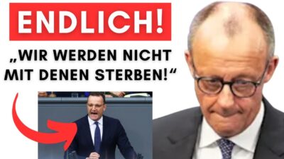 Mehr über den Artikel erfahren Unions-Chef Spahn zieht Notbremse: Koalition vor dem Zusammenbruch & Merz am Ende!