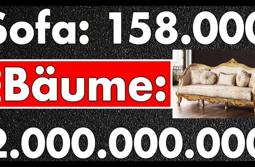 Vakuum im Kopf! Sofa für 158.000 Euro & Bäume für 2 Mrd. Schulden! Bald wird ein Pferd Senator!