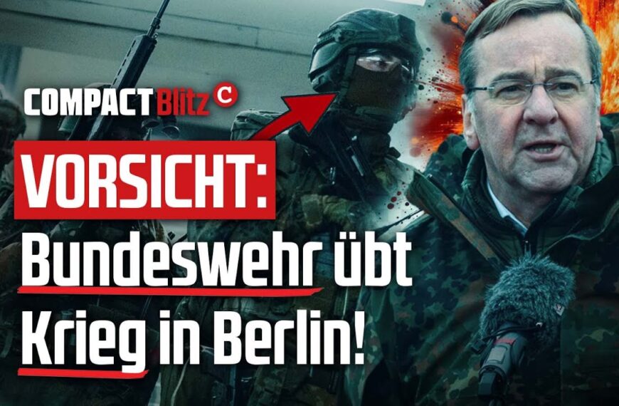 VORSICHT: Bundeswehr übt Krieg in Berlin!